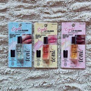 IONI Crystal Clear Lip Gloss Bundle 🍦💕🍯